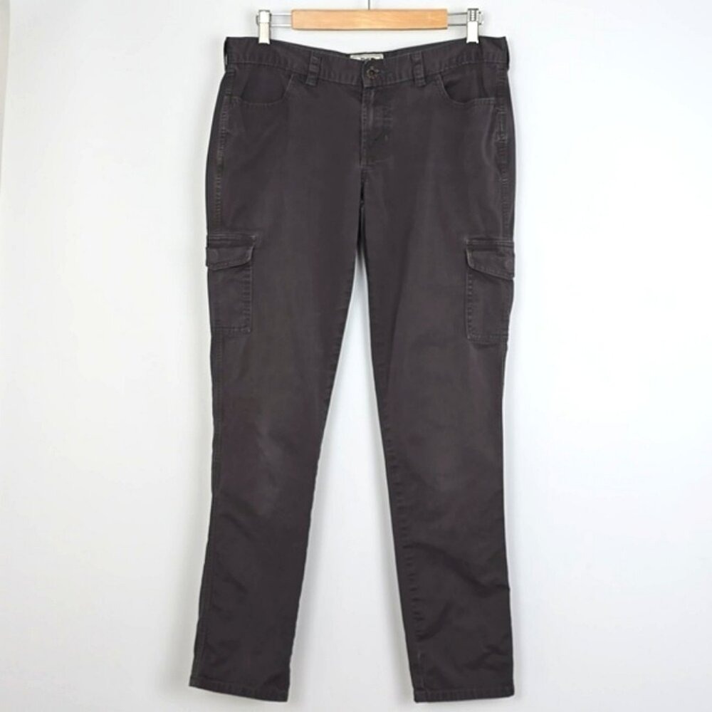 The North Face Women's Dark Taupe Cargo Pants Pockets Tapered Sz 10
